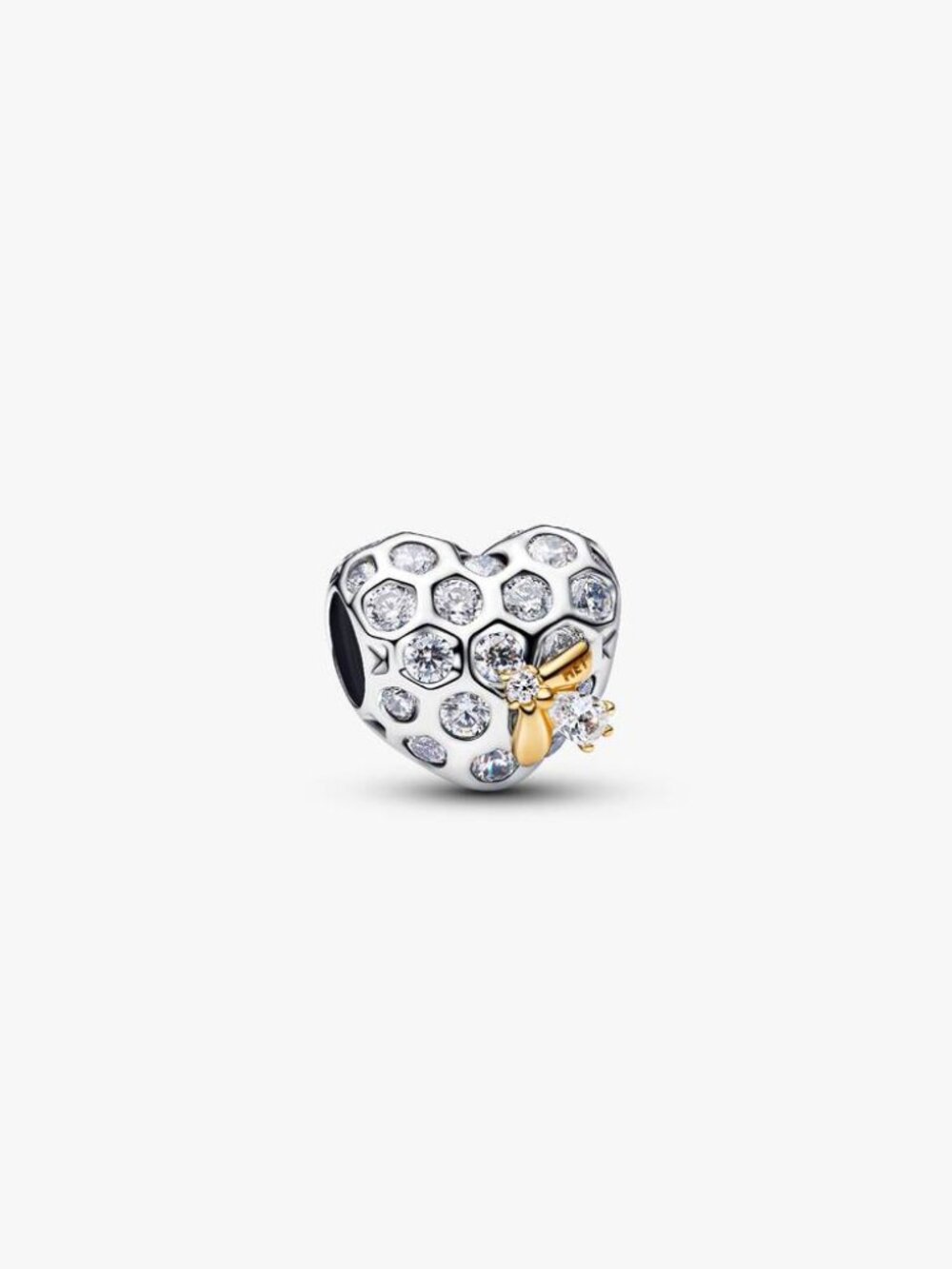 Pandora Bridgerton Honeycomb & Bee Heart Charm